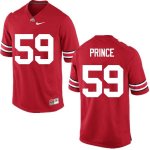 Men's Ohio State Buckeyes #59 Isaiah Prince Red Nike NCAA College Football Jersey Limited DCG1144OU